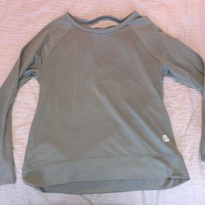 Blue cross back active long sleeve
